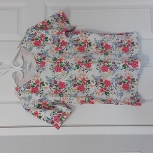 Vintage Eaton floral short sleeve tshirt, 100 % cotton